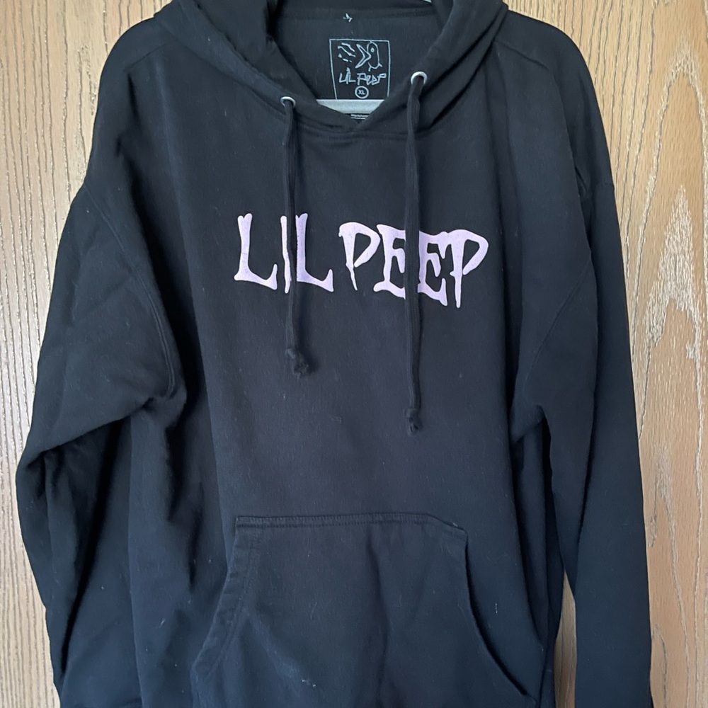 New/Never Worn Lil Peep Black Hooded Sweatshirt Size XL